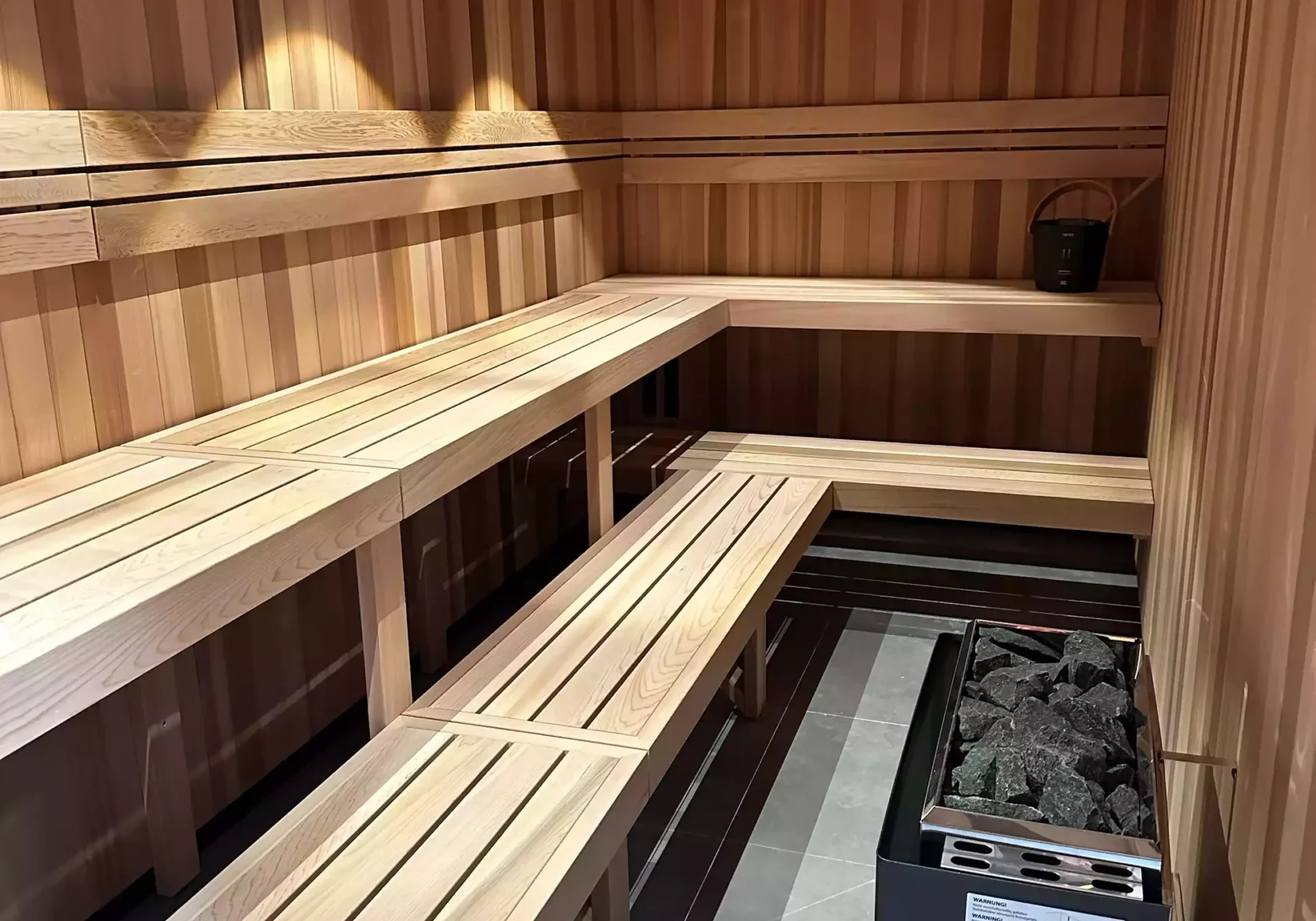 Sauna at health club in Newcastle NSW